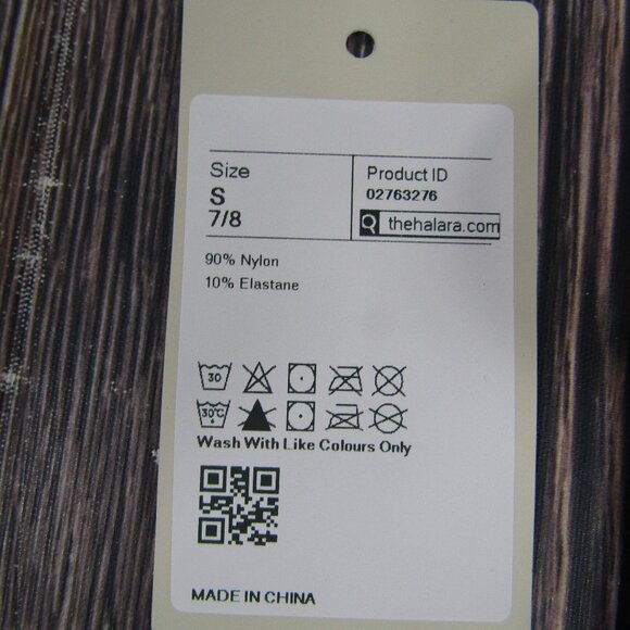 Halara NEW NWT Womens Small Black Leggings Butt Scrunch Yoga Gym Workout 7/8 - Picture 2 of 4